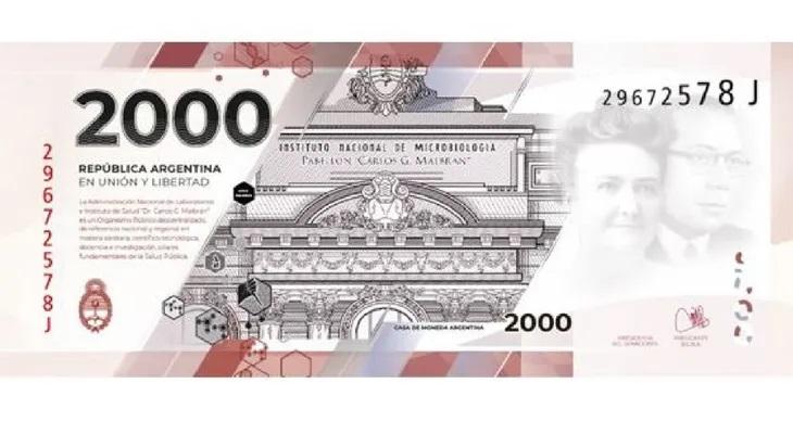El Gobierno confirmó que imprimirá billetes de 2000 pesos