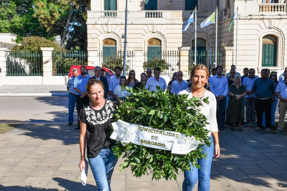 Se realizó el acto oficial por el 179º aniversario de la Creación del Cantón Militar Bragado