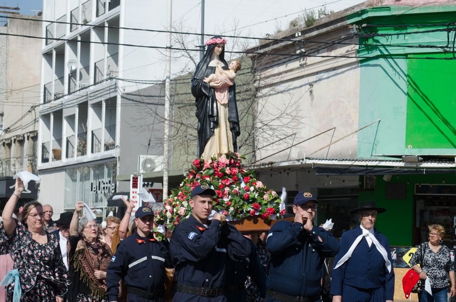 En Bragado hubo veneración a Santa Rosa de Lima