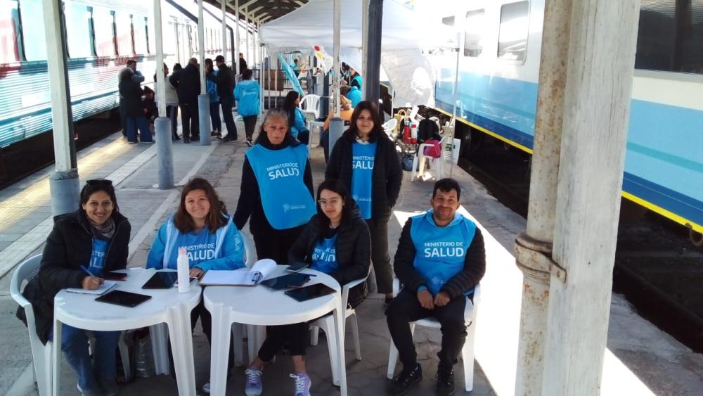 Arribó el Tren Sanitario y funcionará durante dos días en la estación de Bragado