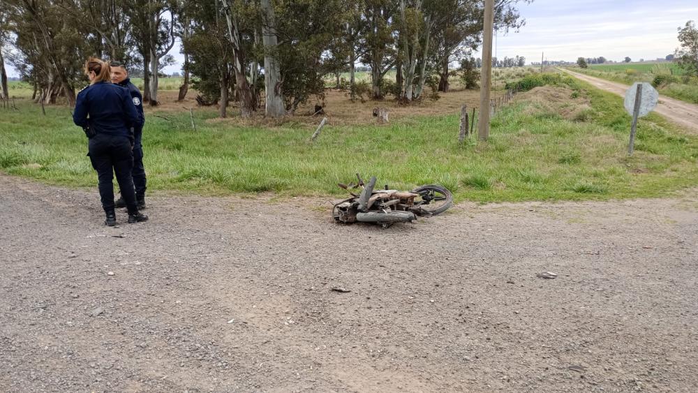 Un motociclista perdió la vida tras ser arrollado por un camión en ruta 5