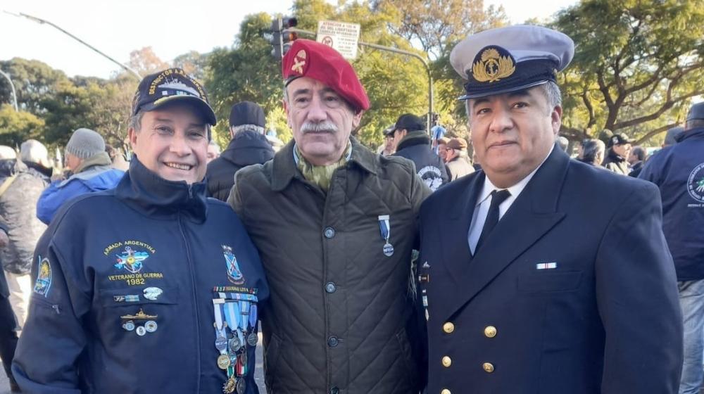 El Coronel Jorge Zanella reconoce el gesto para que los Veteranos de Malvinas encabecen el desfile en CABA