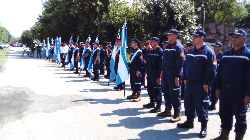 El cuartel de bomberos de Mechita cumplió cinco años y hubo un acto