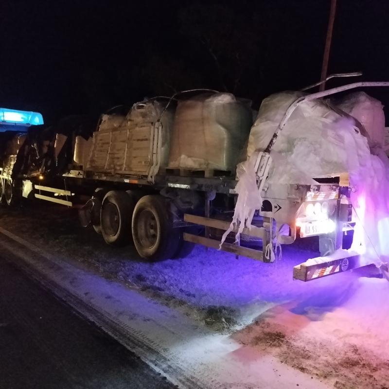 Investigan si un camionero alcoholizado provocó un choque múltiple en ruta 5