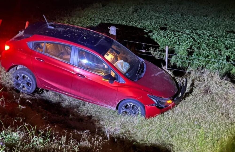 Un bragadense despistó con su auto en proximidades de Suipacha