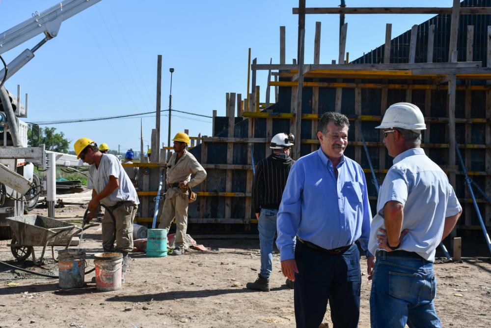 La construcción del Polideportivo continúa según lo programado