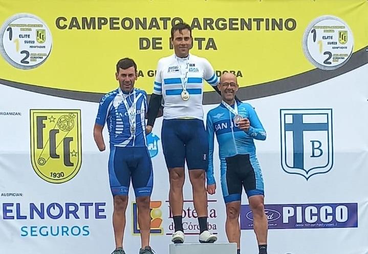 Consiguió dos medallas: la palabra del Campeón de Ciclismo en Córdoba